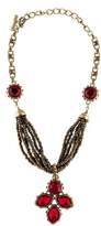 Thumbnail for your product : Oscar de la Renta Red Crystal & Bead Pendant Necklace