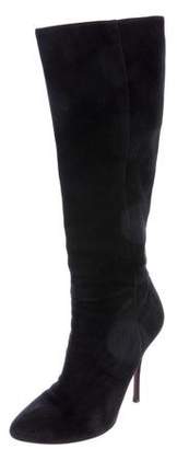 Gucci Suede Knee-High Boots