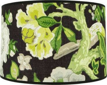 Robert Abbey Abbey Rose 11'' H Fabric Drum Lamp Shade