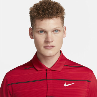 tiger woods red nike polo