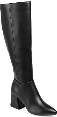Journee Collection Womens Landree Block Heel Riding Boots