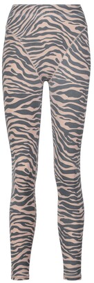 Adam Selman Sport Zebra-print leggings
