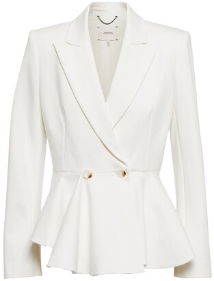 white peplum jacket uk