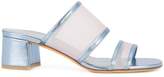 Thumbnail for your product : Maryam Nassir Zadeh sheer mesh panel sandals