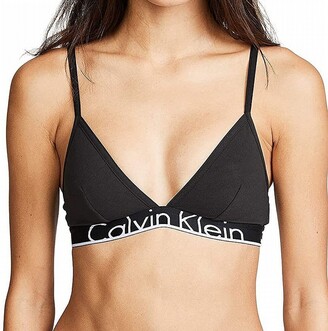 Calvin Klein Women's Id Cotton Large Waistband Triangle Unlined Bra -  ShopStyle