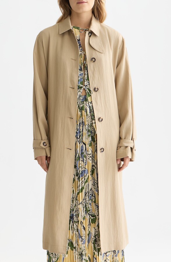 Scotch & Soda Flowy Trench Coat
