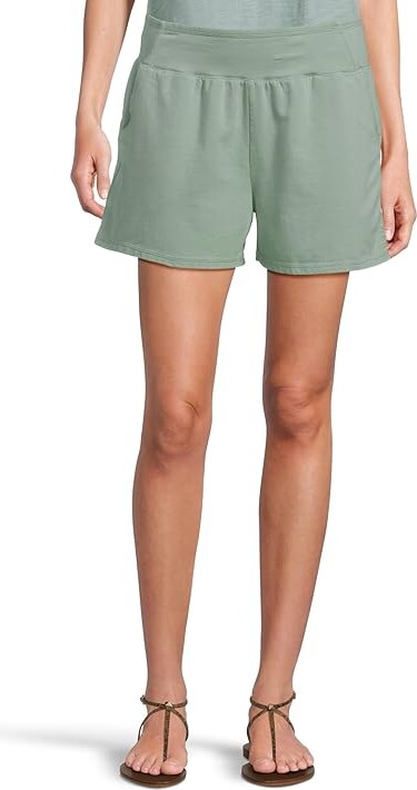 Mod-o-doc High Waist Shorts Women's Shorts Gris Mist : MD 4, Cotton/Spandex