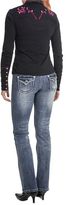 Thumbnail for your product : Rock & Roll Cowgirl Stone Detail Bootcut Jeans - Mid Rise (For Women)
