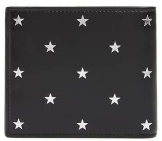 Saint Laurent Metallic Star Leather Wallet