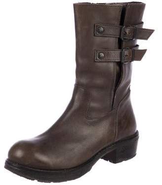 Moma Leather Mid-Calf Boots