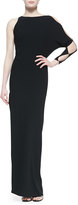 Thumbnail for your product : Halston One-Sleeve Gown With Cutout Detail