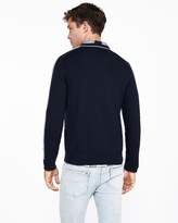 Thumbnail for your product : Express Tipped V-Neck Pullover Sweater