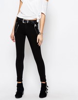 Thumbnail for your product : Only Double Zip Skinny Pants