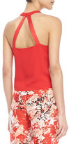 Thumbnail for your product : Parker Justina Sleeveless Cutout-Back Tank
