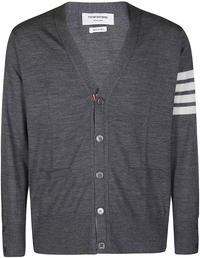 thom browne black cardigan