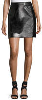 Thumbnail for your product : Milly Lightweight Leather Miniskirt