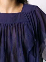 Thumbnail for your product : Sofie D'hoore Brava ruffle trim blouse