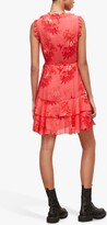 Thumbnail for your product : AllSaints Ari Frill Detail Wrap Dress, Orange