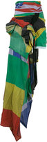 Faith Connexion - long asymmetric flag skirt - women - Soie/Polyamide/Viscose - 34
