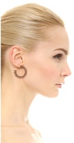 Thumbnail for your product : Giles & Brother Hammered Sunburst Hoop Earrings