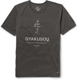 Nike x Undercover Gyakusou Kanji-Print Dri-FIT T-Shirt - ShopStyle