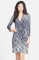 Thumbnail for your product : BCBGMAXAZRIA 'Adele' Print Jersey Wrap Dress