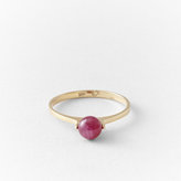 Thumbnail for your product : Saskia Diez solitaire ring w ruby