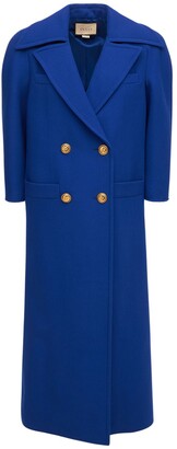 Gucci Wool Double Breasted Long Coat