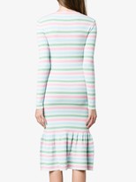 Thumbnail for your product : Natasha Zinko Stripe Print Peplum Dress