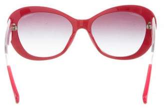 Chanel CC Cat-Eye Sunglasses w/ Tags
