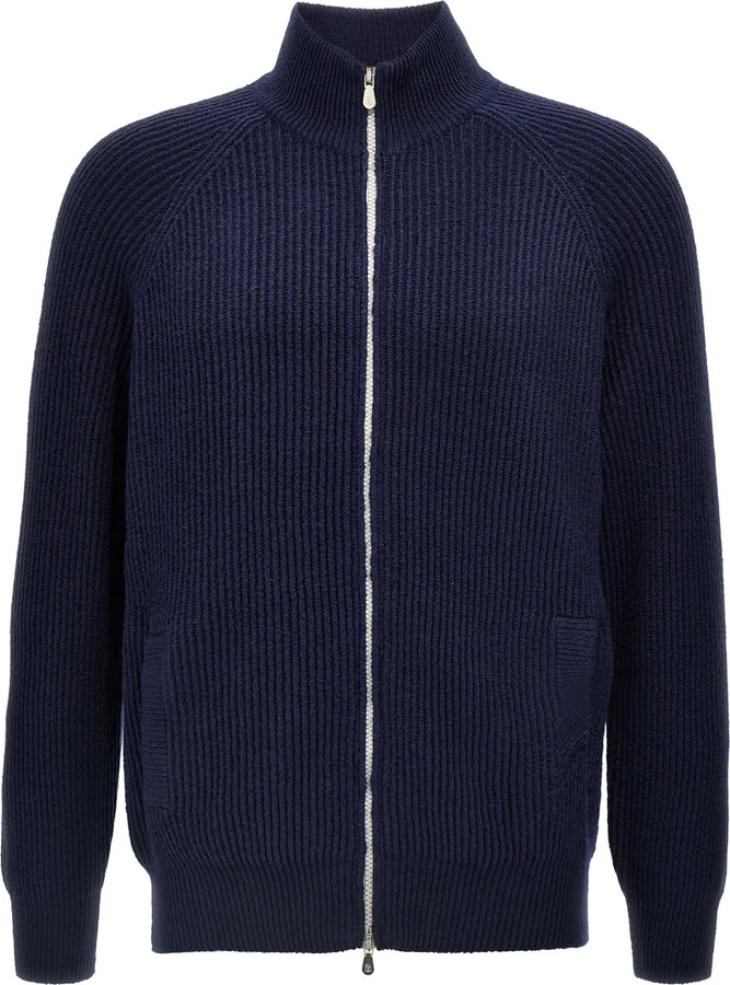 Brunello Cucinelli Ribbed Cardigan