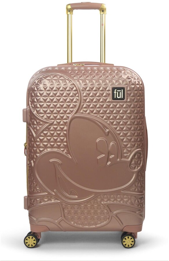 Disney FUL Textured Mickey Mouse Hard Sided Rolling Luggage ShopStyle