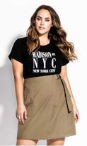 Thumbnail for your product : City Chic Citychic NYC Tee - black