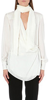 Thumbnail for your product : Emilio Pucci Pussybow silk shirt