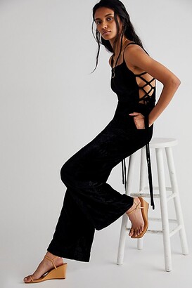 90's Forever Overalls by Free People, Black, XS