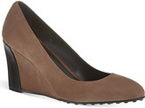 Thumbnail for your product : Tod's Tods Wedge pumps in suede