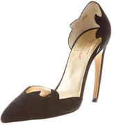 Thumbnail for your product : Walter Steiger Suede Scalloped Pumps