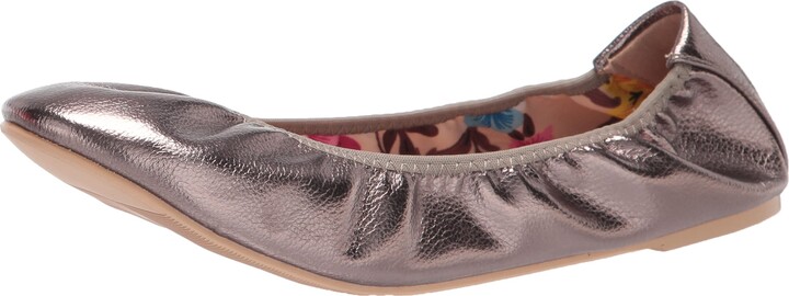 Journee Collection Womens Lindy Flat Pewter 8 M
