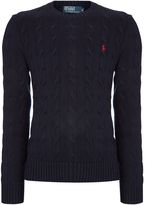 Thumbnail for your product : Polo Ralph Lauren Men's Classic cable knit crew neck jumper