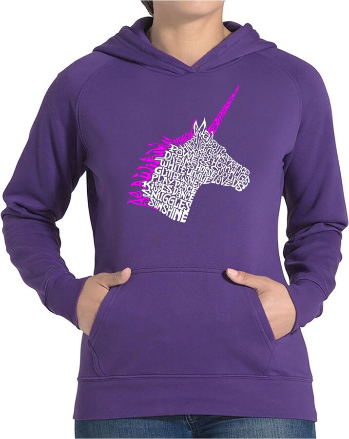Hoodie Femmes Licorne unicorn sweatshirt capuche capuche moonworks ® 
