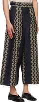 Thumbnail for your product : Nicholas Daley Black Two-Pleat Trousers