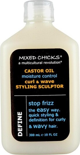 Mixed Chicks MixedChicksCastorOilMoistureControlCurl&WaveStylingSculptor-10oz-DefineYourCurls,SculptYourWaves