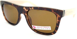 North Beach Polarized Nathalia Ladies Sunglasses Brown Tortoise 70457