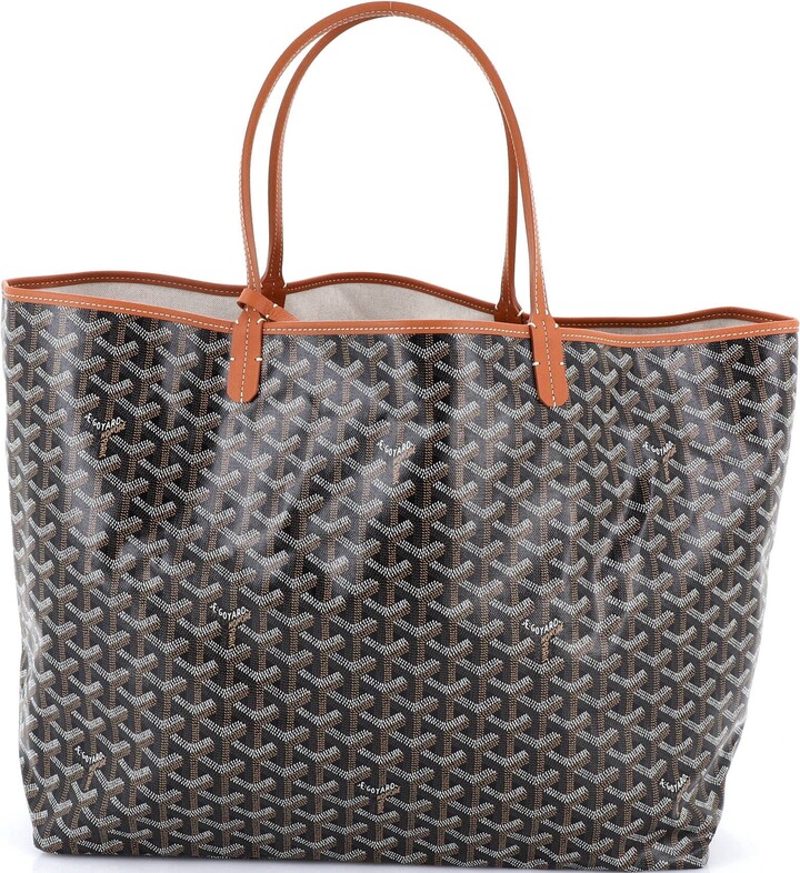 Pre-Owned Goyard Saint Louis Tote Coated Canvas GM