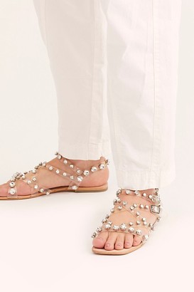 jeffrey campbell amaryl studded clear sandal