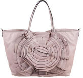 Thumbnail for your product : Valentino Leather Petale Dome Satchel