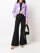 Thumbnail for your product : Drome Cropped Lambskin Jacket