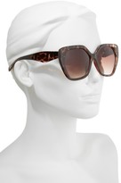 Thumbnail for your product : BP Women's 55Mm Cat Eye Sunglasses - Black/ Green