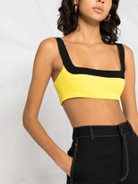 Thumbnail for your product : ROWEN ROSE Sablé Cropped Top