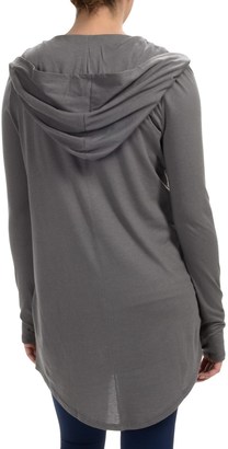 Yummie Tummie Hooded V-Neck Cover-Up - Long Sleeve (For Women)